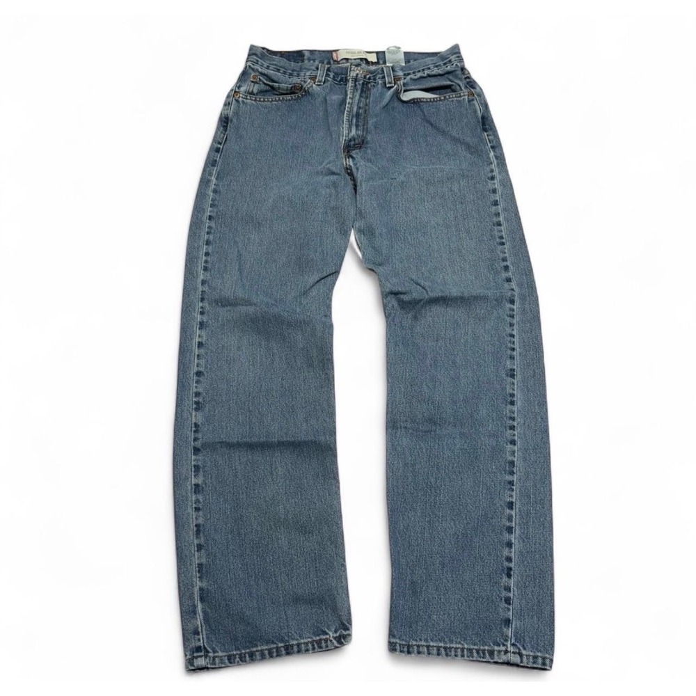 Levis 505 Regular Fit Jeans Mens 33x32 Blue Straight Leg Denim Pants 00505-4886